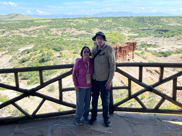 Olduvai Gorge viewpoint
